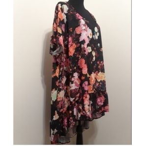 50% OFF BEAUTIFUL HI-LOW Floral Print Dress